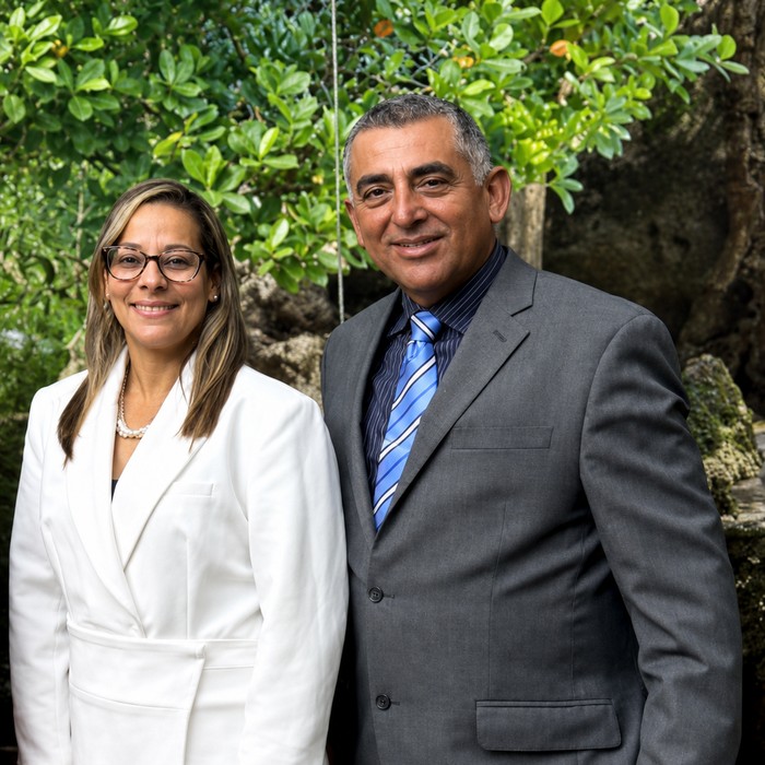 Pastor Alex and his wife Dunia