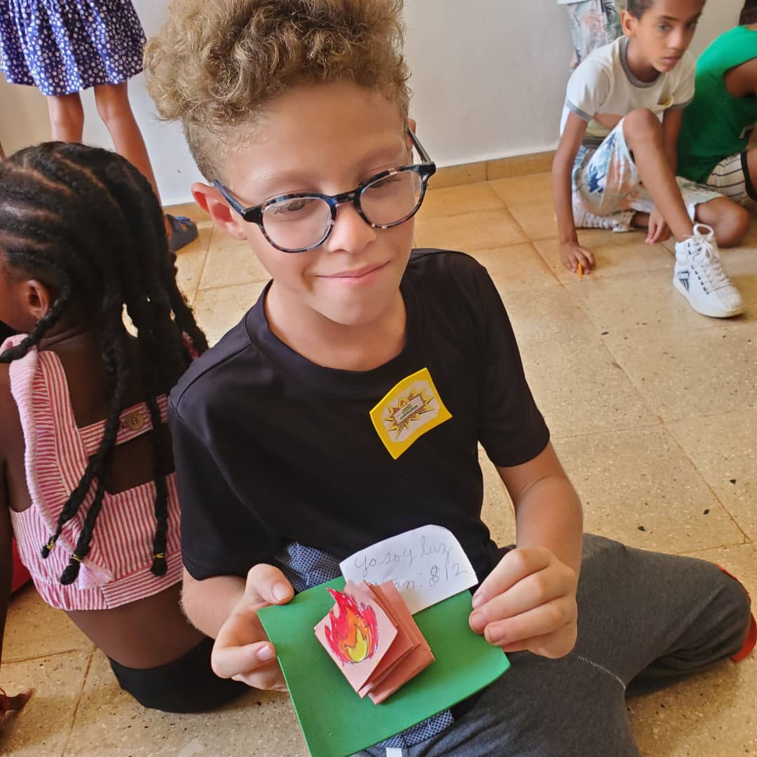 Children at Vacation Bible School in Havana, Cuba
